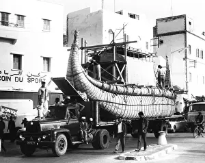 Safi: Thor Heyerdahl's second papyrus reed boat, the
