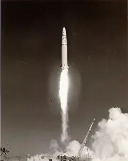 Thor: A Thor IRBM is launched from Air Force Missile Test Centre