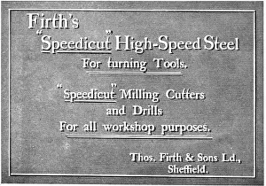 Speedicut: Thos Firth Speedicut High-Speed