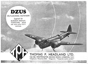 Dzus: Thos.Headland - DZUS Fasteners 1939