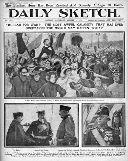 Repin: Threat of war in Europe, WW1