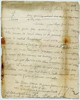Hodges: Threatening letter