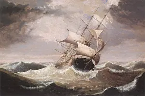 Fitz: Three-Master on a Rough Sea