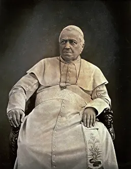 Armrests: Three-quarter length portrait of Pius