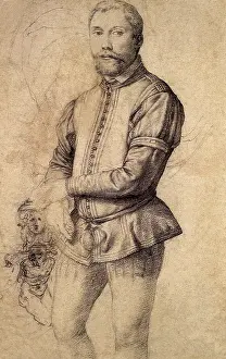 1550: Three-quarter-length Study of a Standing Man