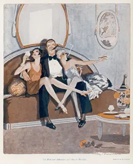 Dissolute: THREESOME ON THE SOFA