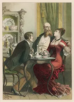 Admirers: THREESOME/SPANISH 1879