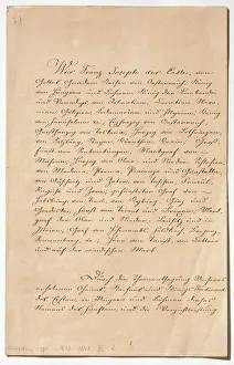 Proclamations: Throne proclamation of Emperor Franz Joseph