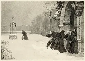 Snowballs: Throwing snowballs
