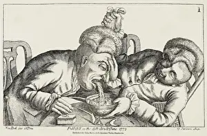 Thoughtfully: Throwing Up - Tom Bobbin grotesque cartoon