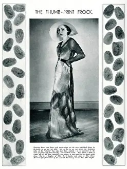 Babs: The Thumb print frock by Peter Russell