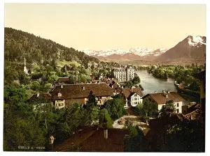 Thun: Thun, general view, Bernese Oberland, Switzerland