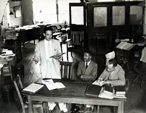 Gaines: Thurgood Marshall with client Donald Gaines ?