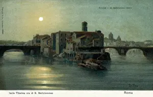 Isola: The Tiber Island, Rome, Italy