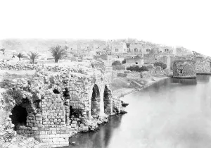 Tiberias: Tiberias, from the South c1857