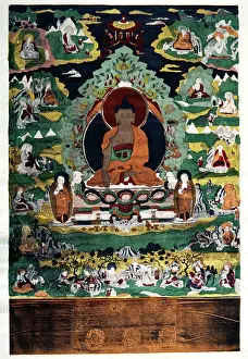 Worldly: A Tibetan Buddhist painting