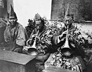 Tibetan: Tibetan monks, 1927