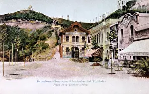 Funicular: Tibidabo funicular railway, Barcelona, Spain