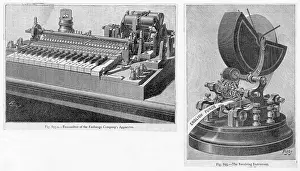 Obtain: TICKER-TAPE MACHINE