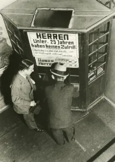 Ticket: Ticket booth at the Englischer Hof, 1931