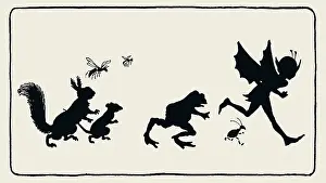 Tock: Tickety Tock - Silhouette illustration