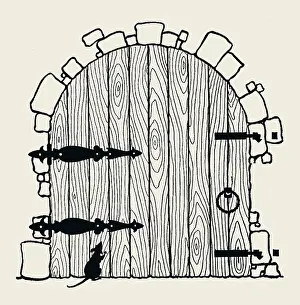 Hinges: Tickety Tock - Silhouette illustration