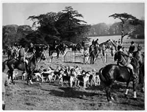 Commence: TICKHAM HUNT MEET C1940