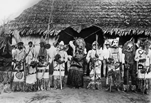 Reaches: Ticuna Indians with masks