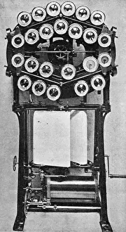 Predicting: Tide predicting machine: back view