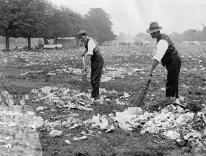Inevitable: Tidying up after a party
