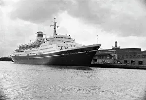 Anchored: Tilbury port in London