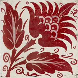 Frend: Tile with stylised flower