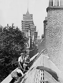 Resemble: TILING THE TEMPLE ROOF