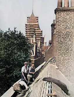 Resemble: TILING THE TEMPLE ROOF