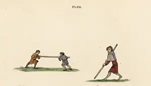 Tilting: Tilting game, 14th century