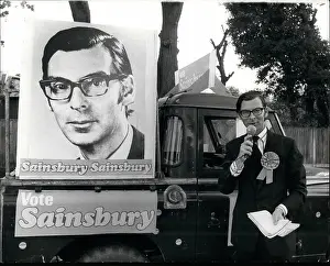 Sainsbury: Tim Sainsbury canvassing votes