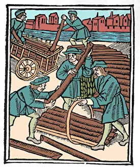 1501: Timber Haulers, Medieval Tradesmen
