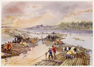 Rafts: TIMBER RAFTS/VOLGA