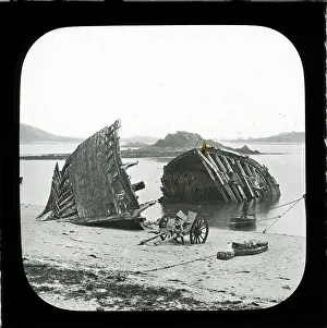 Shipwreck: Timber Shipwreck, Scilly Isles, Cornwall
