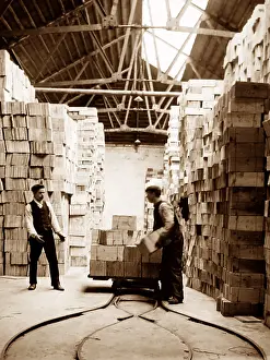 Wirral: Timber warehouse, Port Sunlight, Wirral