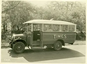 Thornycroft: Times advertising bus