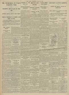 Linton: The Times Air raids on Sardinia