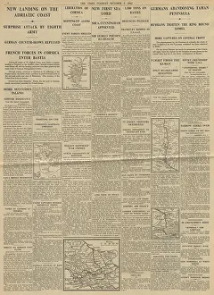 Taman: The Times Allied drive for Rome