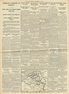 Dijon: The Times Allied troops invade Germany