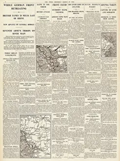 Gdynia: The Times Allies advance in Germany