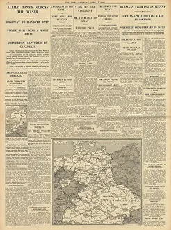 Minden: The Times Allies advance over the Weser