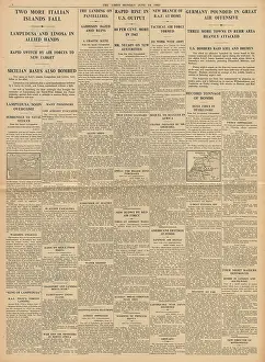 Cagliari: The Times Allies bomb Sicily