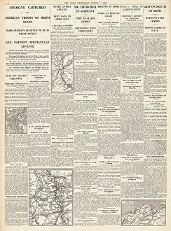 Cleft: The Times Allies capture Cologne