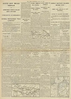 Leghorn: The Times Allies cross River Orne