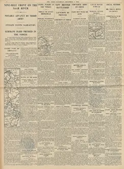 Duisburg: The Times Allies mass along the Saar